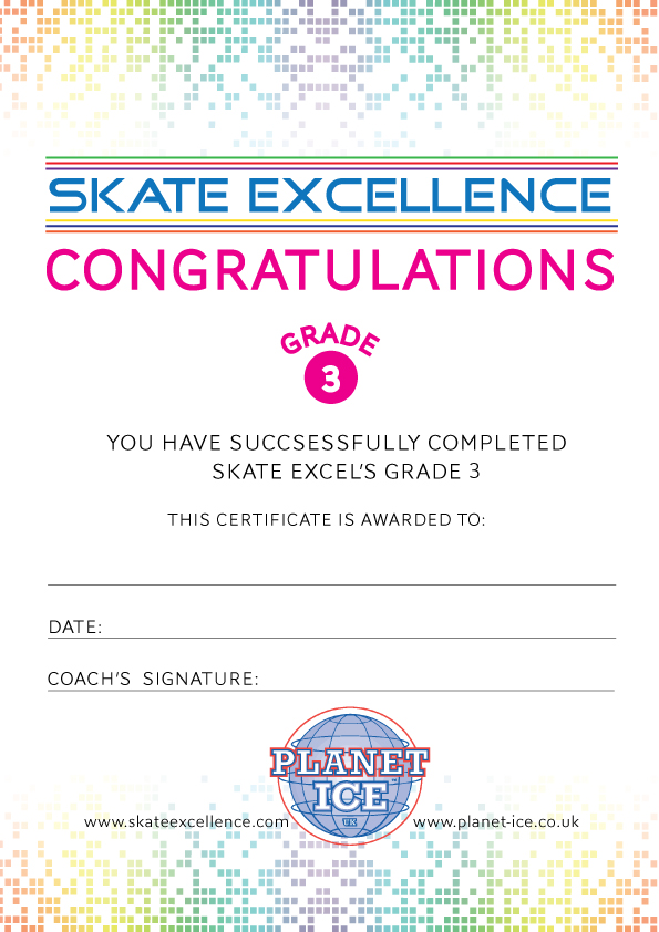 Skate Excellence Shop - PI Grade 3 Certificate