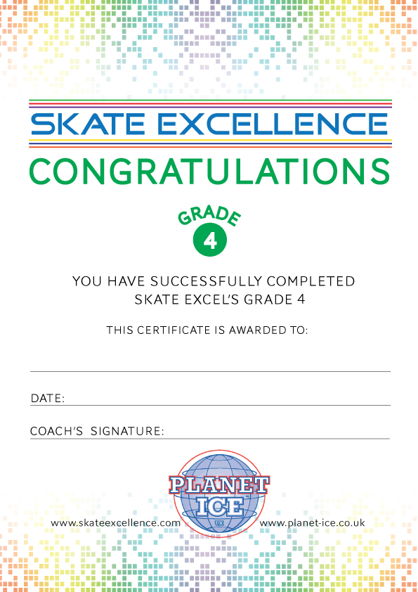 Skate Excellence Shop - PI Grade 4 Certificate