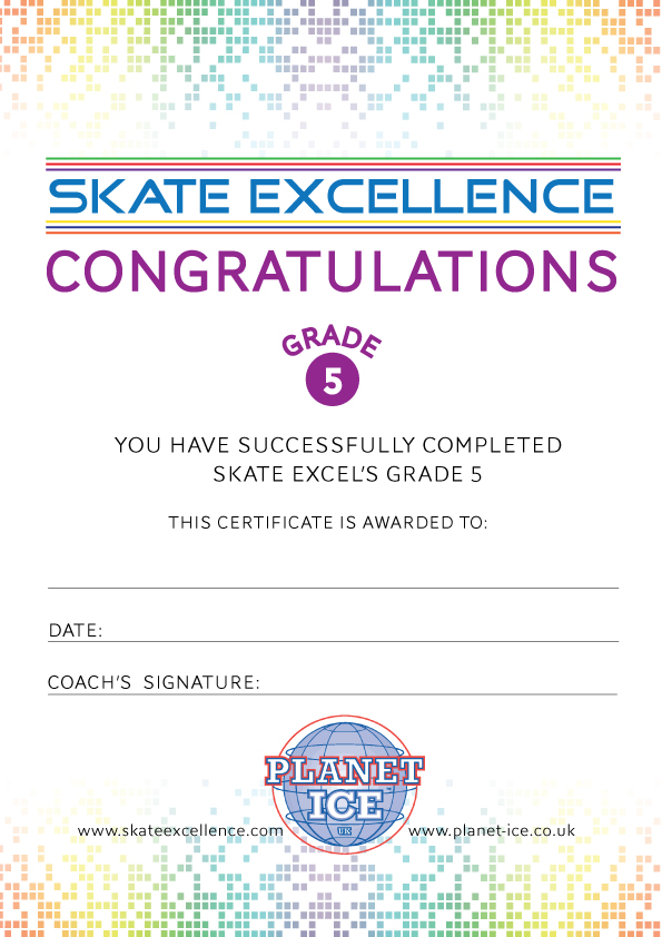 Skate Excellence Shop - PI Grade 5 Certificate