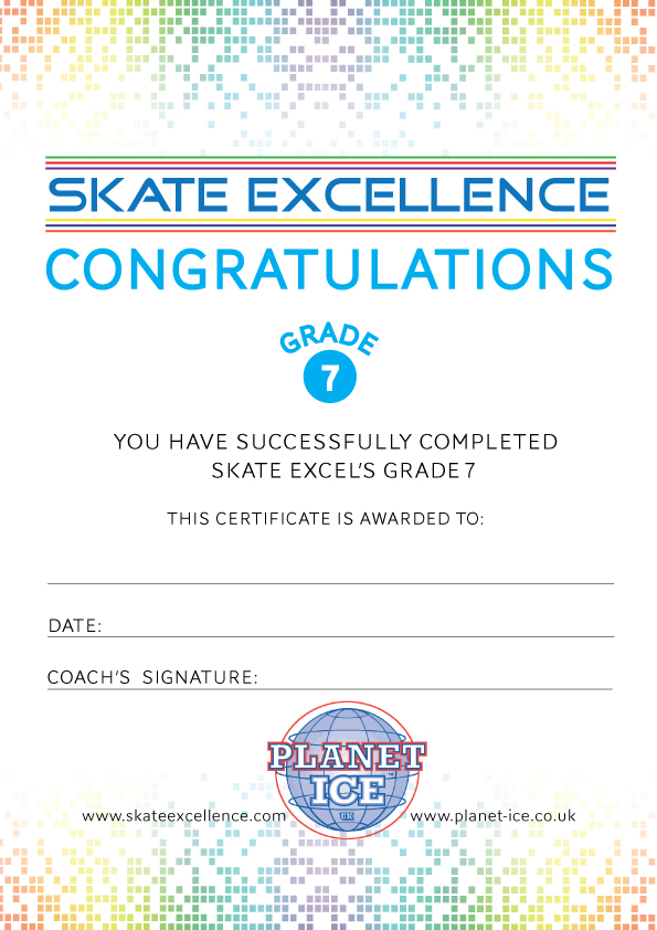 Skate Excellence Shop - PI Grade 7 Certificate