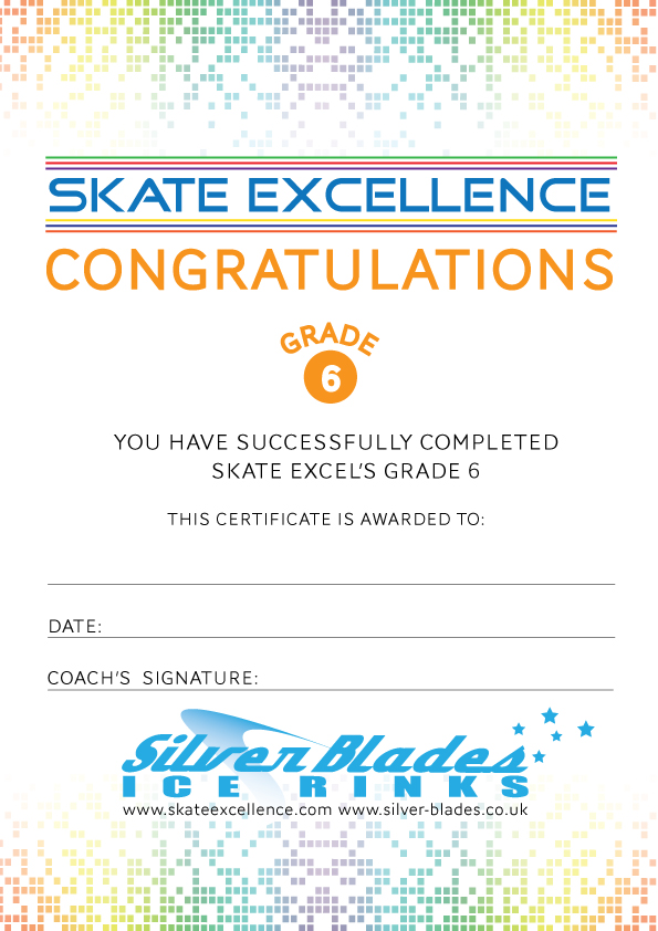Skate Excellence Shop - SB Grade 6 Certificate