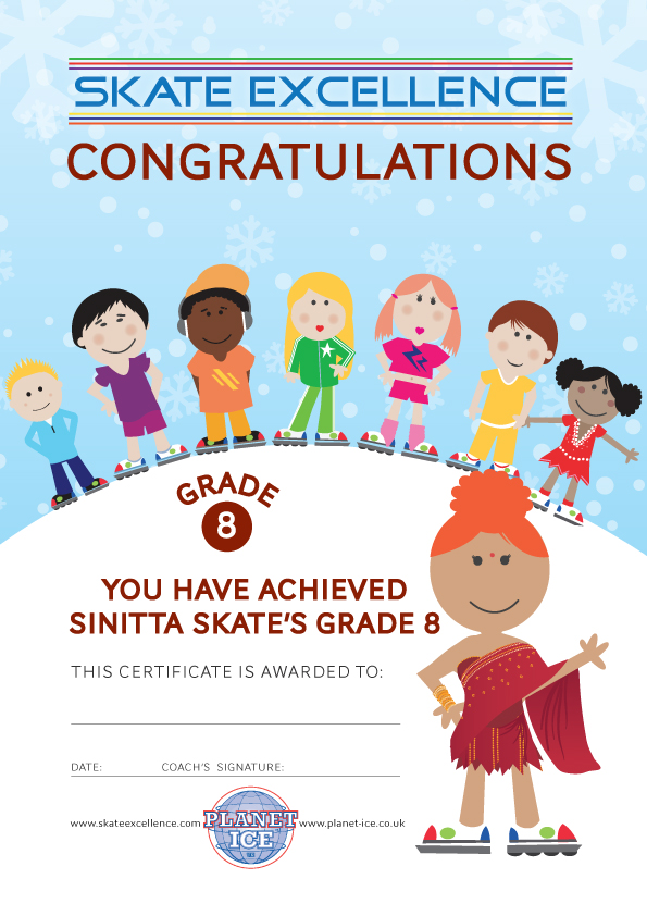 Skate Excellence Shop - PI Grade 8 Certificate